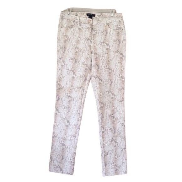 🌺WHBM Python Print Skinny Pants Size 2R🌺 - Picture 2 of 8
